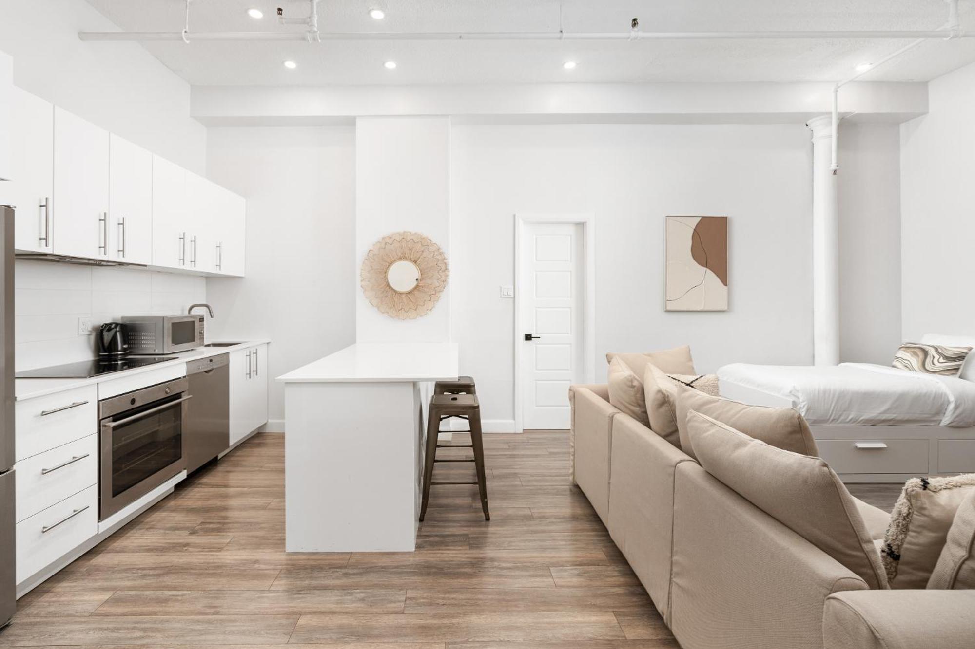Boutique Lofts Notre Dame - Vieux Montreal Lägenhet Rum bild